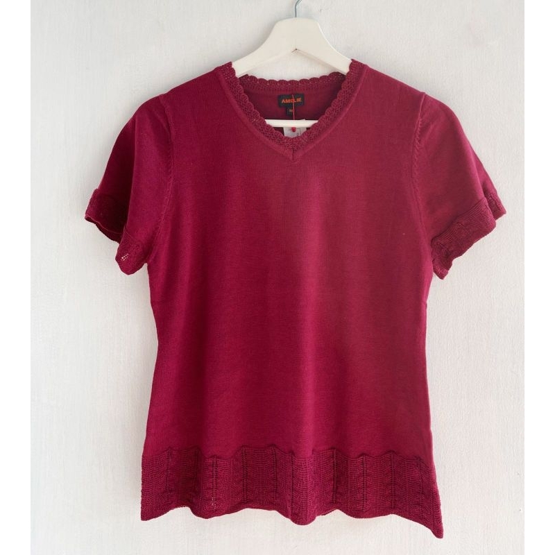 Amelie knit short sleeve