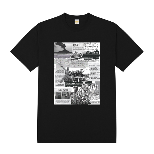 Kaway T-shirt Kaos LPG LAND DE 2 BLACK