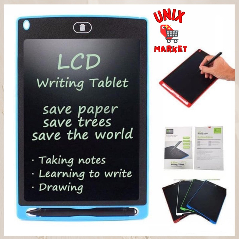 

LCD Writing Tablet 8.5 Inch / Drawing Pad / Mainan Papan Tulis Anak Dan Dewasa Digital Pad / Mainan Edukasi Anak / Mainan papan tulis bisa hapus