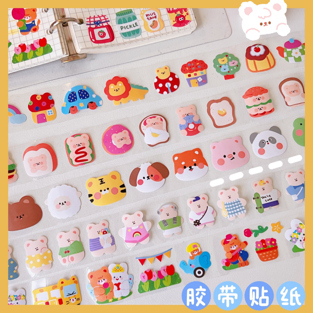 STICKER  POP UP TAPE STIKER DECORATIVE DIY TIMBUL