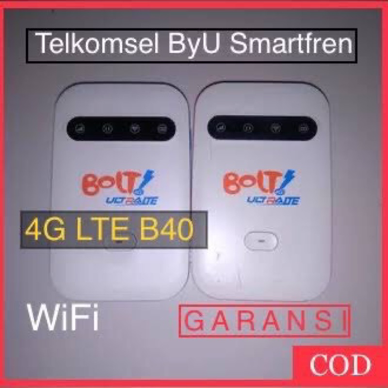 MODEM WIFI 4G MIFI BOLT JUNO UNLOCK SMARTFREN BYU DAN TELKOMSEL
