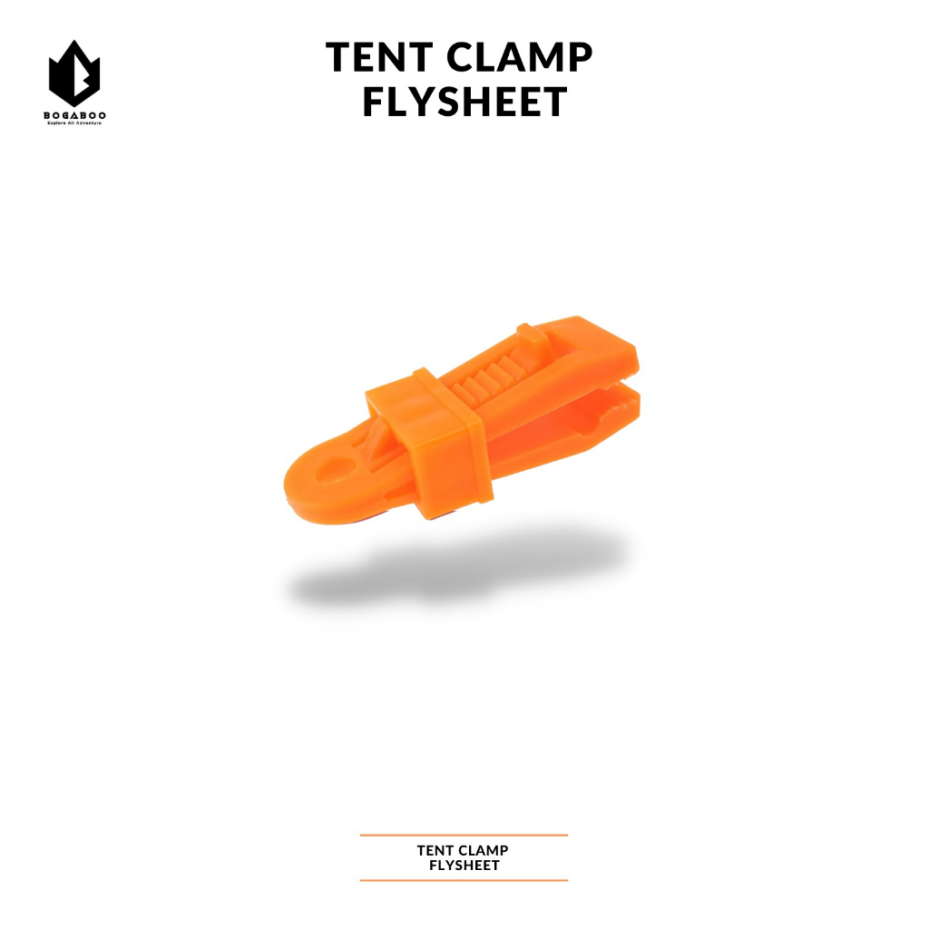 Penjepit clamp flysheet - penjepit outer tenda - tent  clamp - tent clip - clamp strap  - pengencang flysheet Tenda Gunung