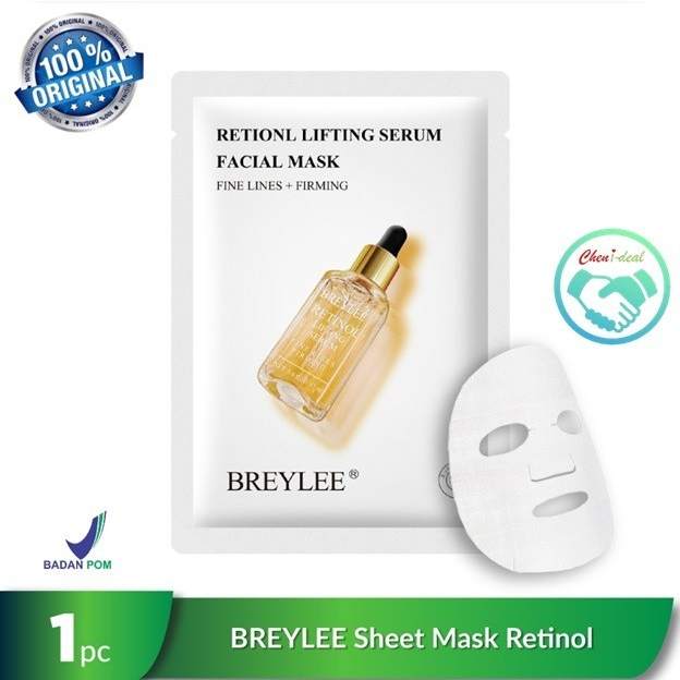 BREYLEE FACIAL MASK RETINOL LIFTING SERUM - KURANGI KERUTAN-ANTI AGING