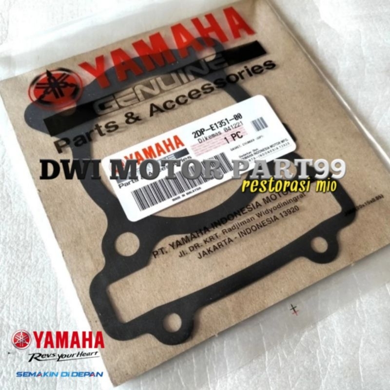 GASKET PAKING BLOK SEHER 2DP NMAX N-MAX NMAX AEROX ORIGINAL YAMAHA