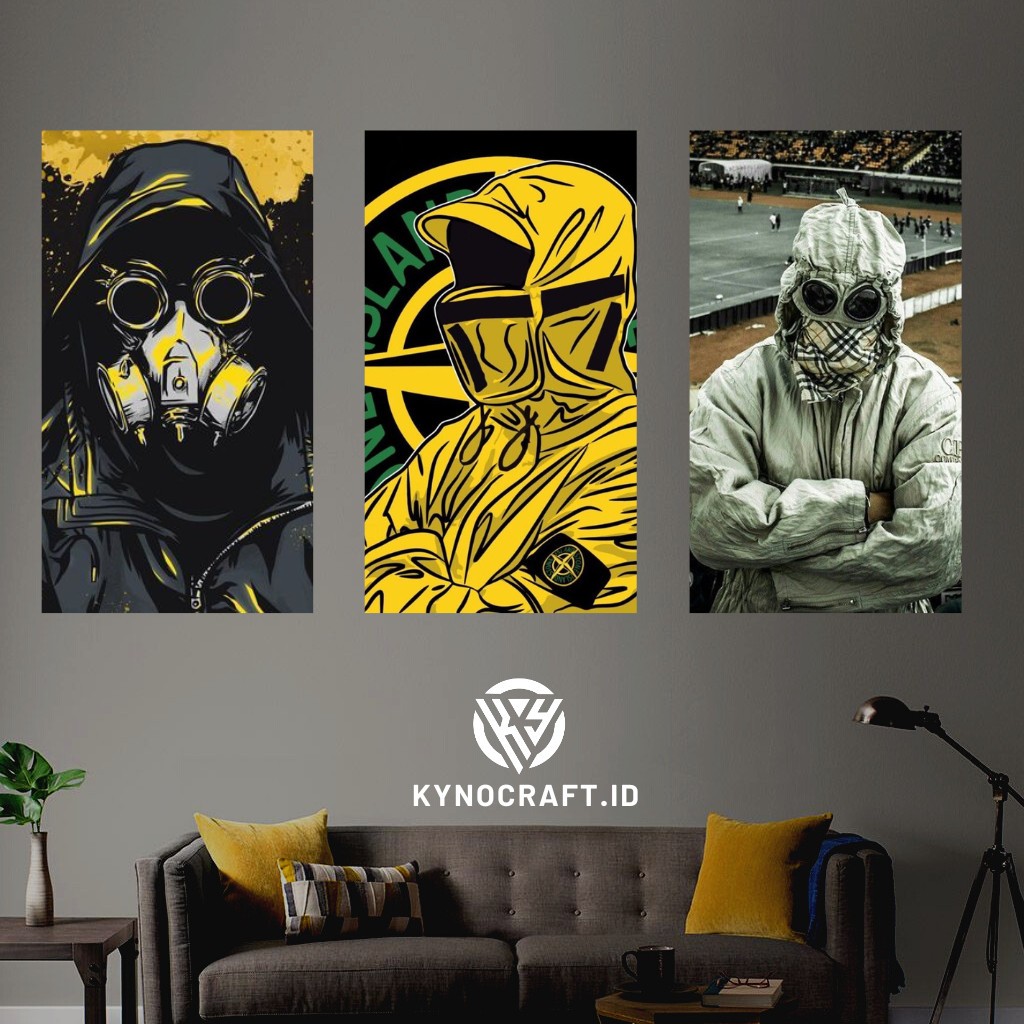 Poster Casual Football Hiasan Dinding Poster Kayu Walldecor