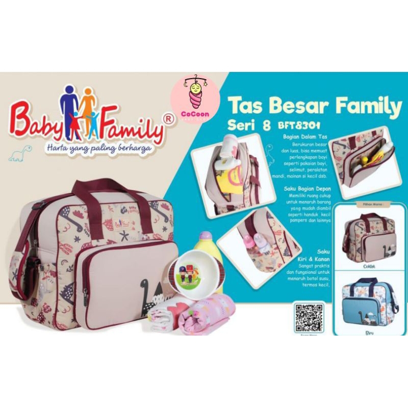 Tas Bayi Besar / Tas Keperluan Bayi / Tas Peralatan Bayi Anak Baby Family Besar