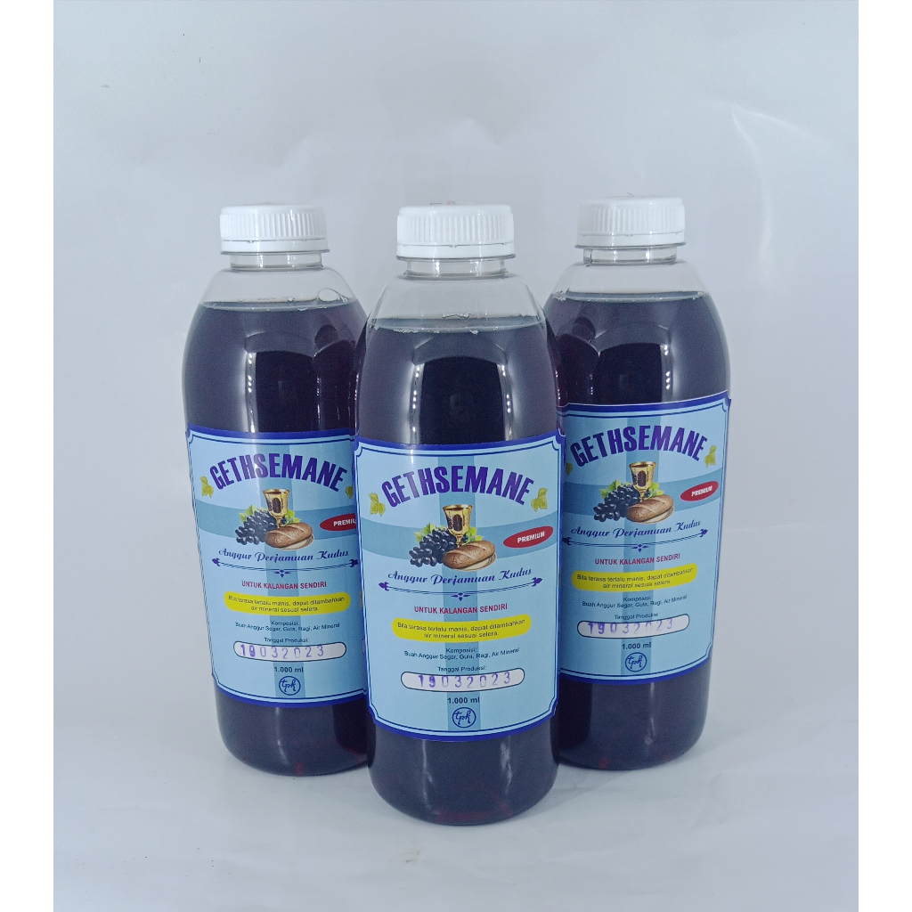 

Anggur Gethsemane 1 Liter