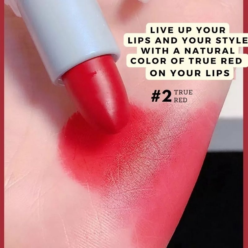 Mugeleen Lipstik Matte Lembut Tahan Lama Anti Air