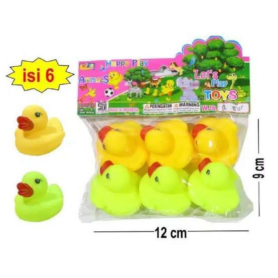 mainan bebek vynil vinyl bebek mandi pencet set 6 pcs mainan bebek bunyi