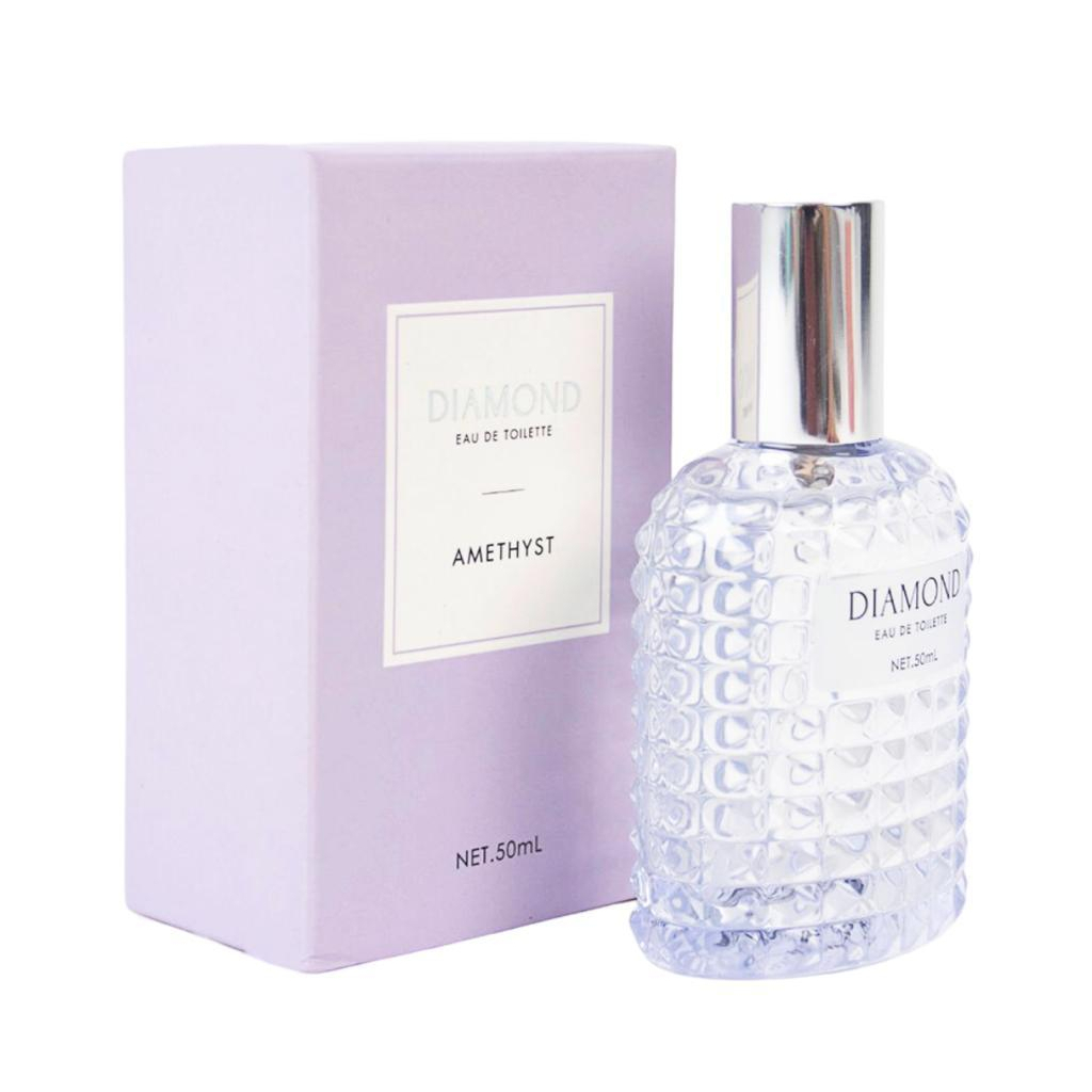 MINISO PARFUM DIAMOND EAU DE TOILETTE PARFUME UNISEX AMESTHYST PINK RUBBY SAPPHIRE LOST IN TOKYO