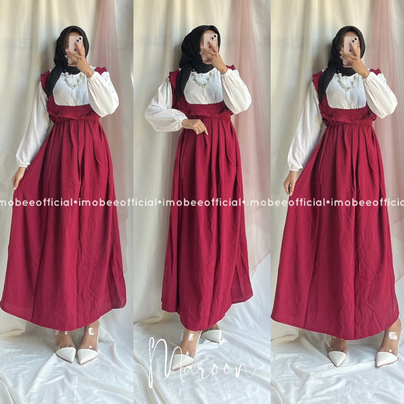 LAQUEEN DRESS CRINKLE AIRFLOW REMPEL KOREA