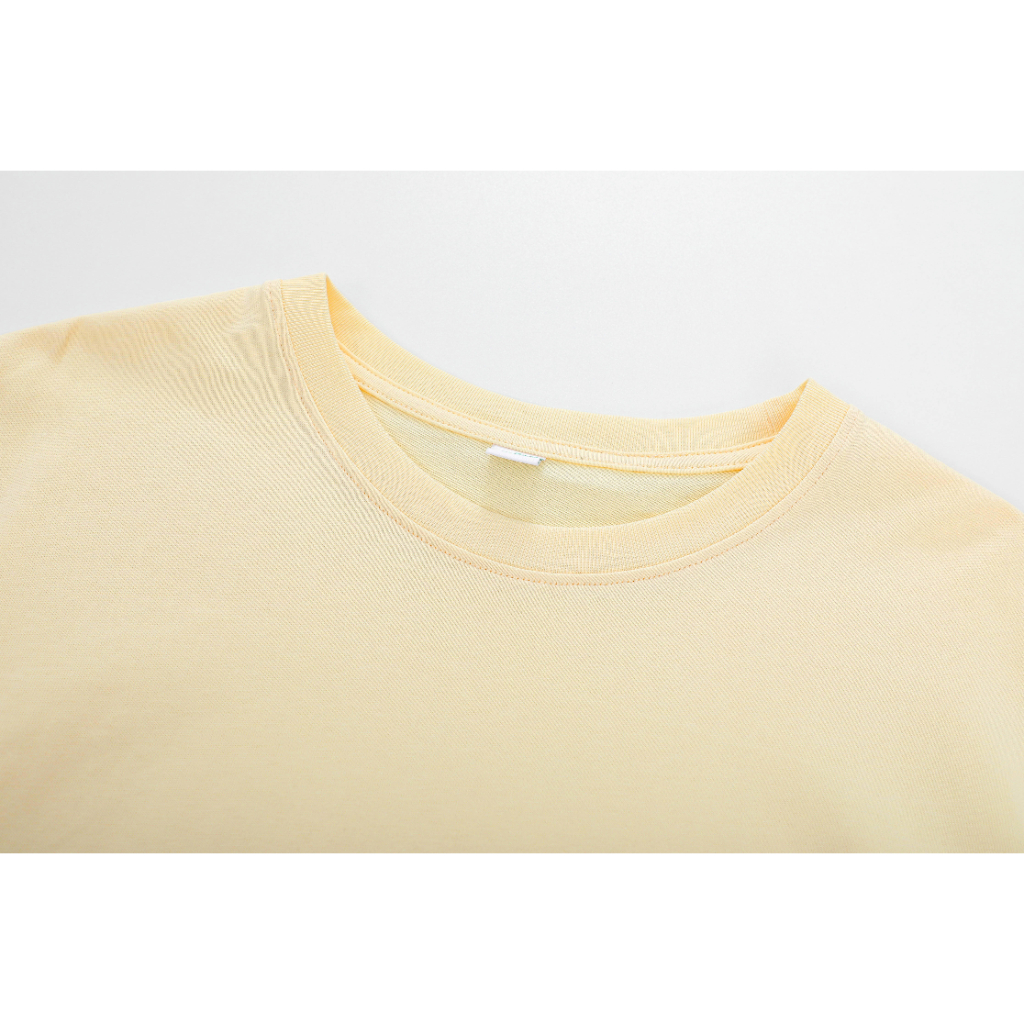 LULU Atasan--Premium High Quality 100 Cotton T Shirt With Thick And Comfortable Threaded Collar