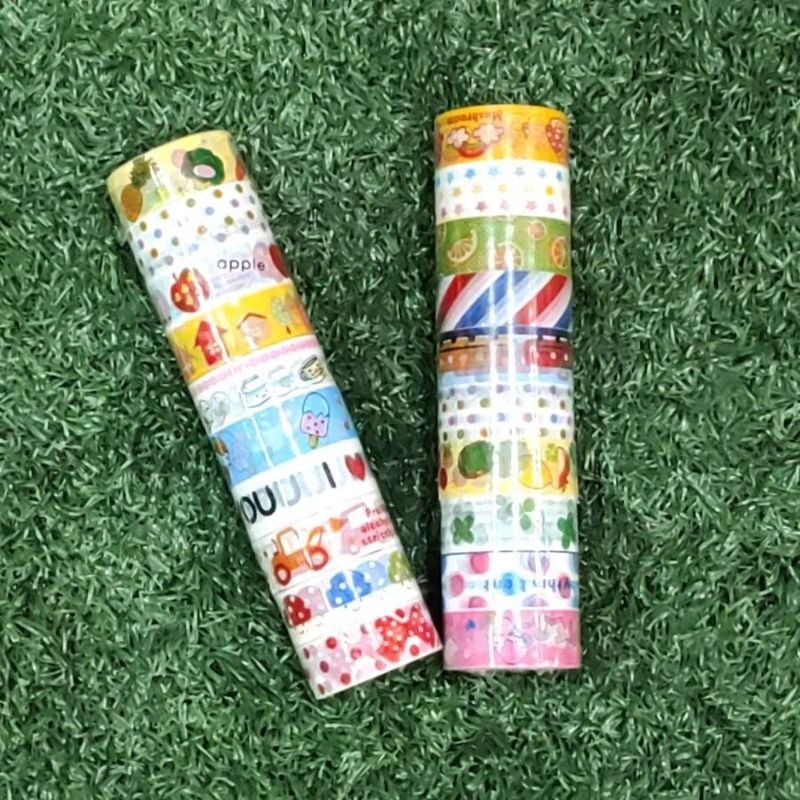 

[ 10 ROLL ] SELOTIP MINI KADO MOTIF FANCY / ISOLASI KECIL / ISOLASI FANCY