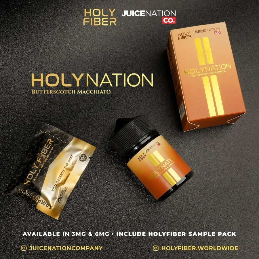 HOLYNATION &quot;BUTTERSCOTCH MACCHIATO&quot; LIQUID 60ML