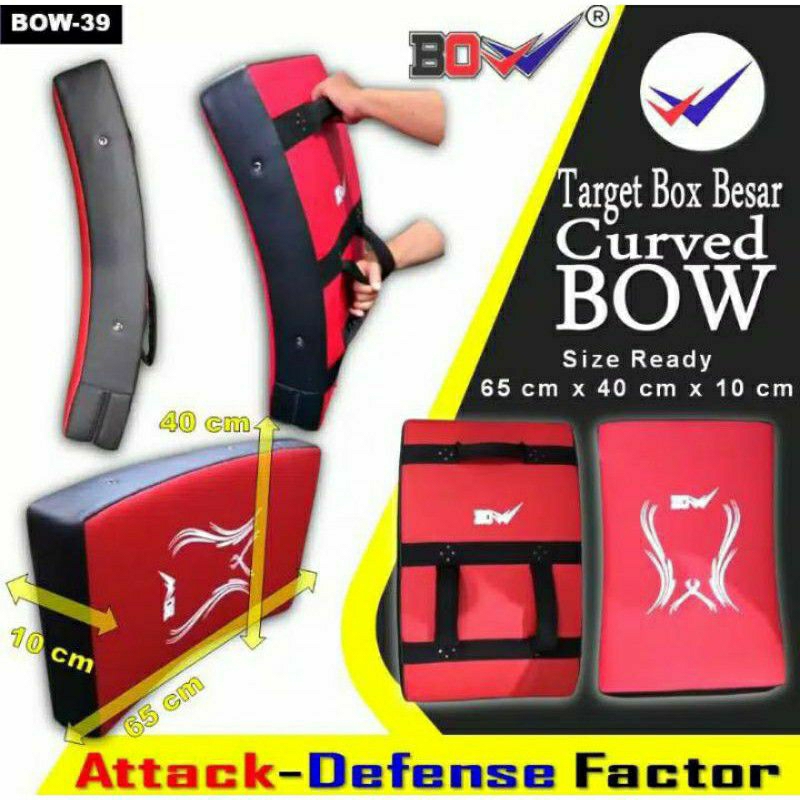 BOX Target / Target Kotak Besar Tameng / Target Curve / Target Lengkung Taekwondo BOW