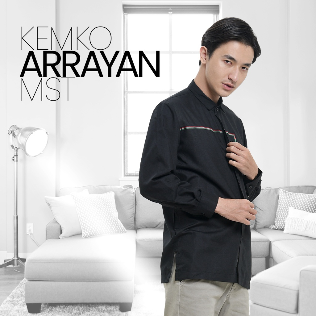 KEMKO ARRAYAN MST/BAJU KOKO RABBANI/BAJU KOKO DEWASA/KEMKO LENGAN PENDEK/BAJU KOKO MOTIF BORDIR
