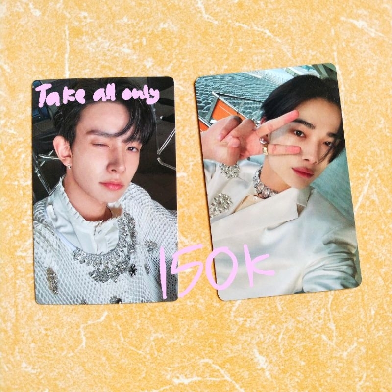 want to sell photocard pc heeseung ni-ki enhypen sadame ums wink peace