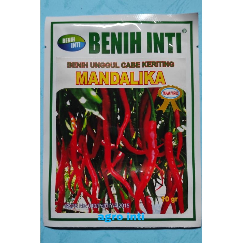 Benih cabe unggul keriting MANDALIKA isi 10gr dari benih inti