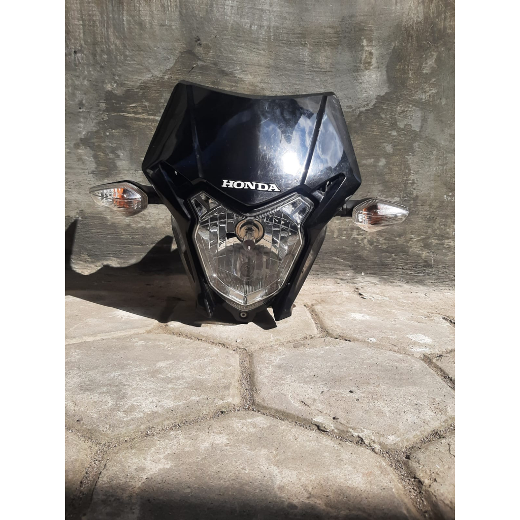 headlamp honda CRF 150 L Ori Lampu Depan Honda CRF 150 L Original copotan Motor