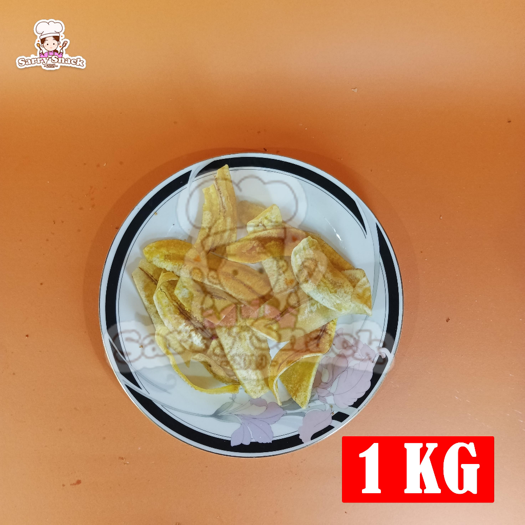 

Pisang Keripik Asin Gurih Lezat Kiloan 1KG Mantap Enak Higienis Grosir