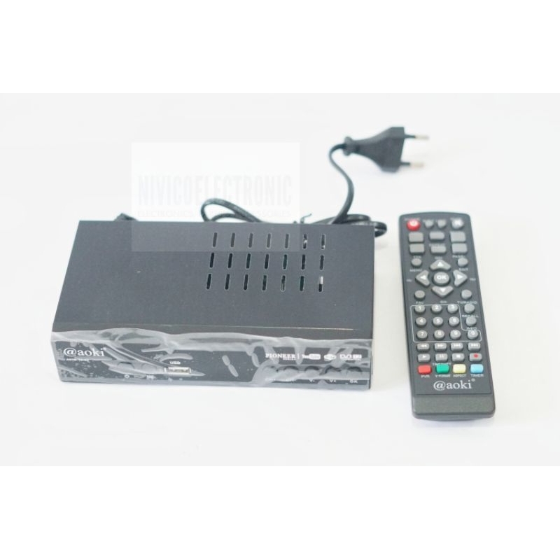 SET TOP BOX STB AOKI PIONEER DVB T2 SERIES 32mb