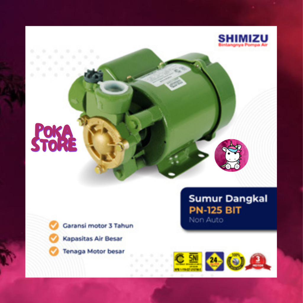 POMPA AIR SHIMIZU - PN 125 BIT