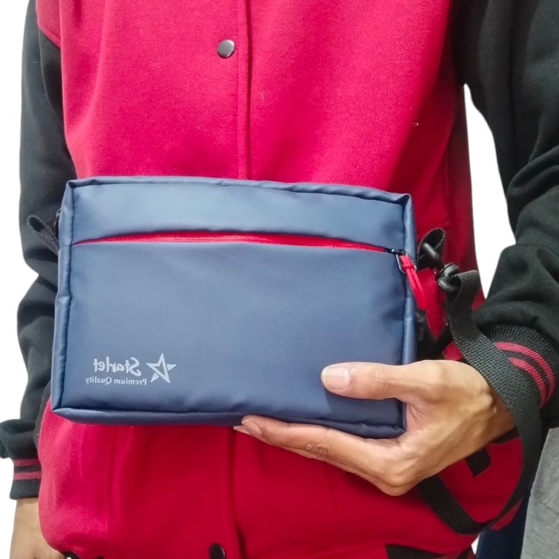 Tas Selempang Dada Hp Dompet Hand Bag Anti Air Pria Wanita Slingbag Wallet Waterproof