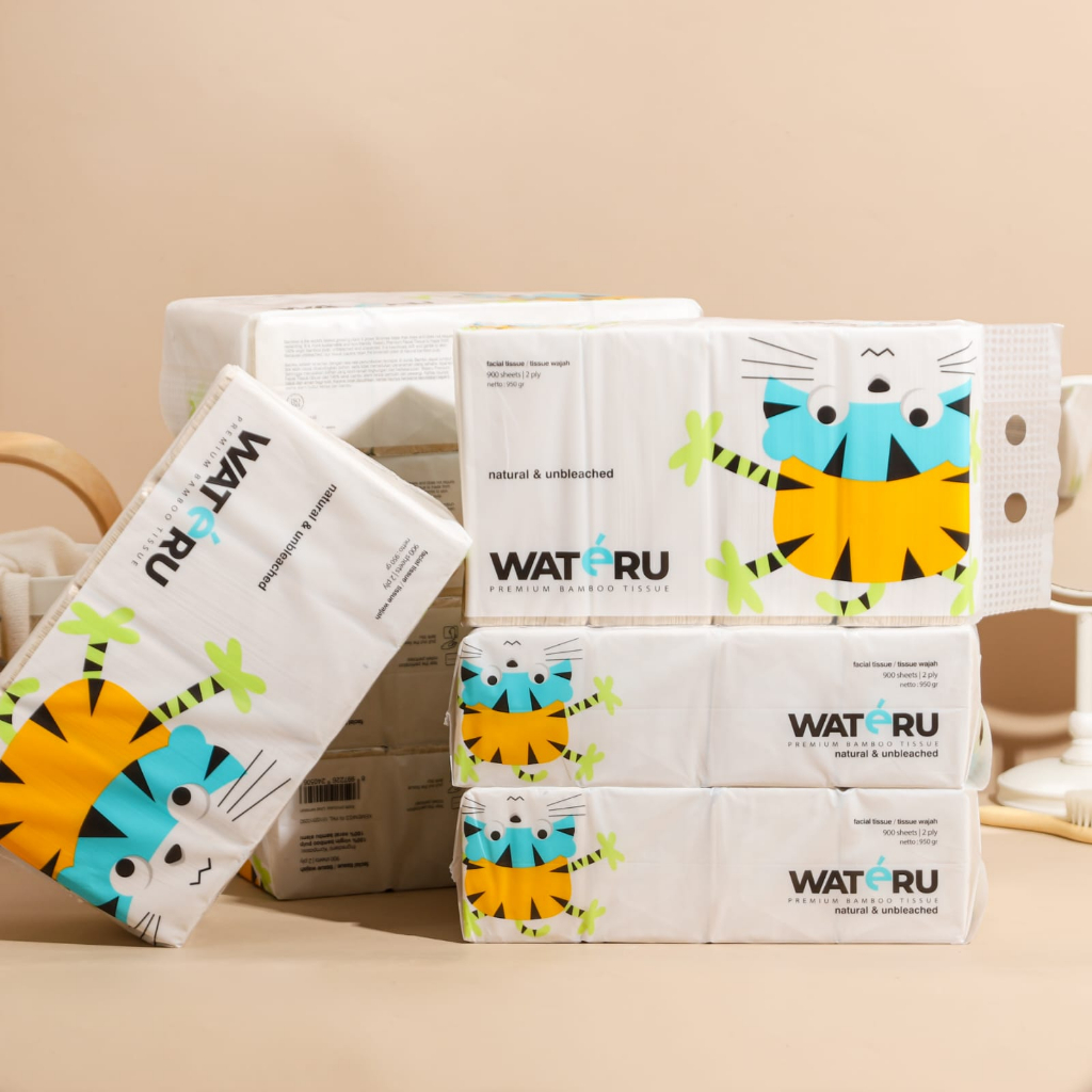 WATERU Premium Bamboo Tissue