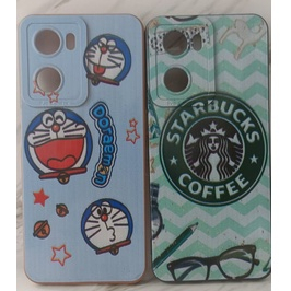 BOP CASE MOTIF DORAEMON &amp; STARBUCKS REALME C1 C2 C3 C11 2020 2021 C15 C20 C21Y C31 C35 5 5i