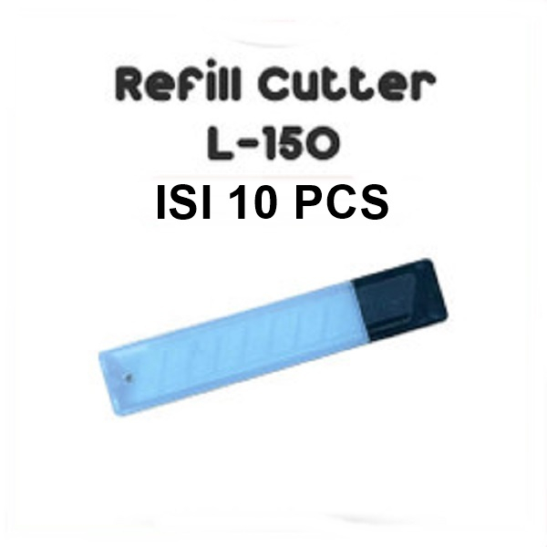 ISI REFILL CUTTER L150 10PCS / ISI CUTTER L-150 CUTTER BLADE REFILL ISI CUTTER BESAR