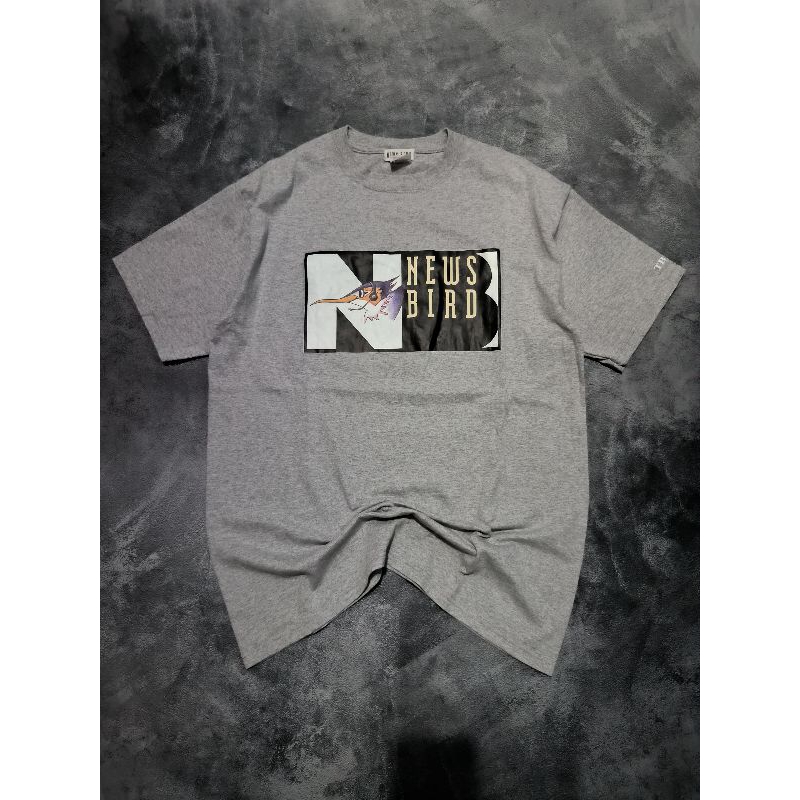 KAOS TSHIRT NEWS BIRD X ANVIL RED