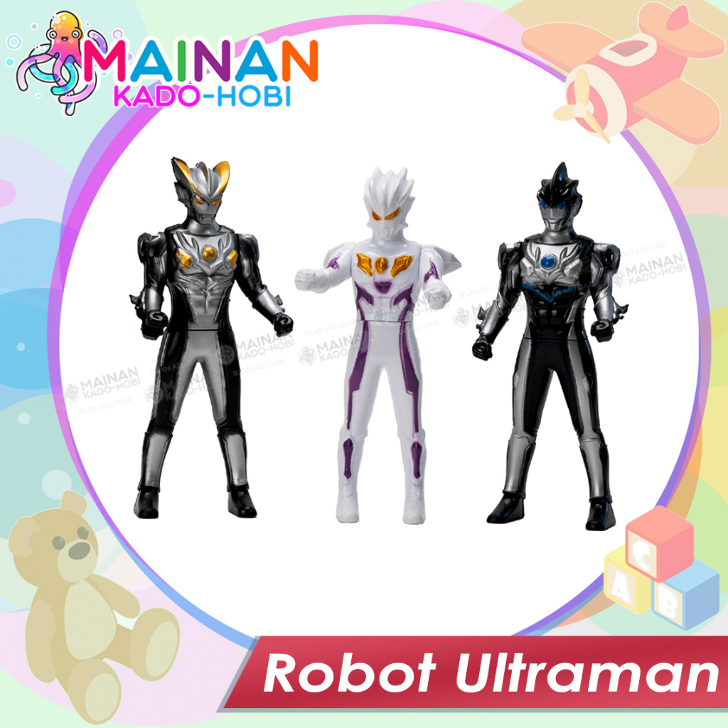 KADO MAINAN ANAK LAKI MINIATUR SUPERHERO ACTION FIGUR ROBOT ULTRAMEN