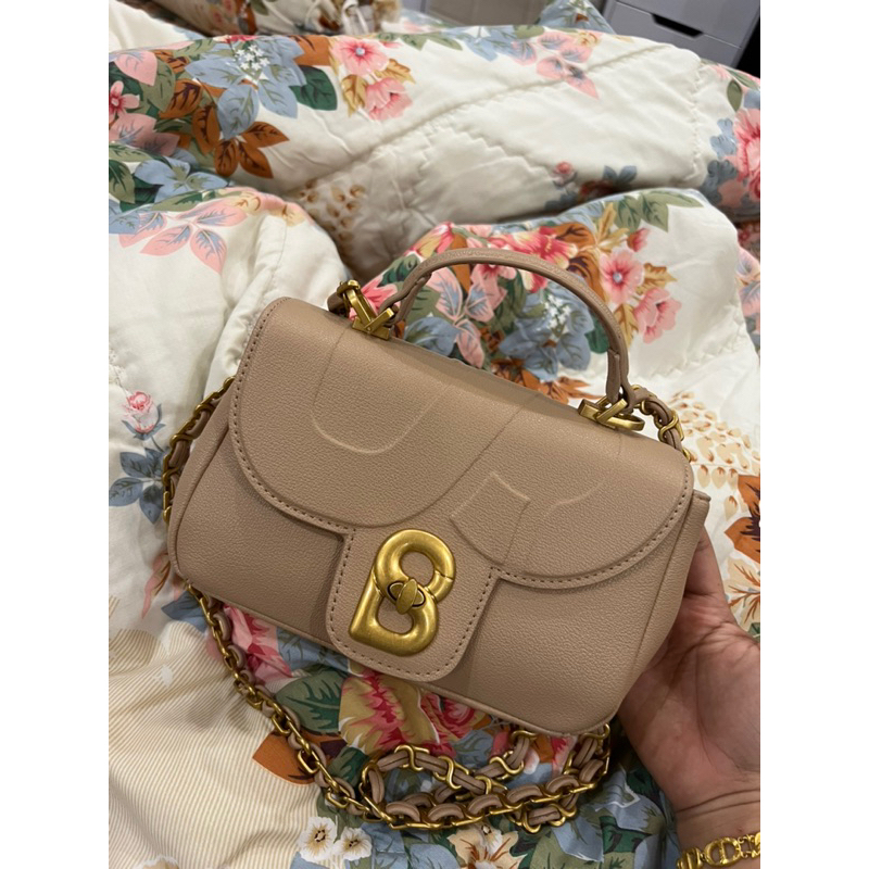 Alma Bag Beige Small Buttonscarves Preloved