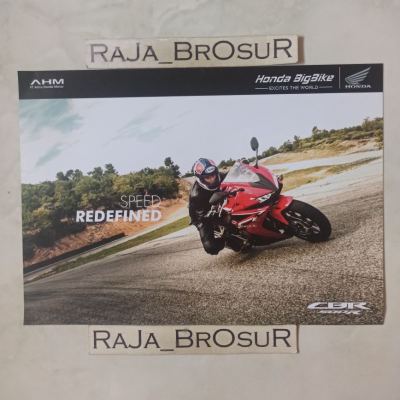Poster brosur katalog flyer Honda Bigbike CBR500R CBR 500R CBR 500 R 2017