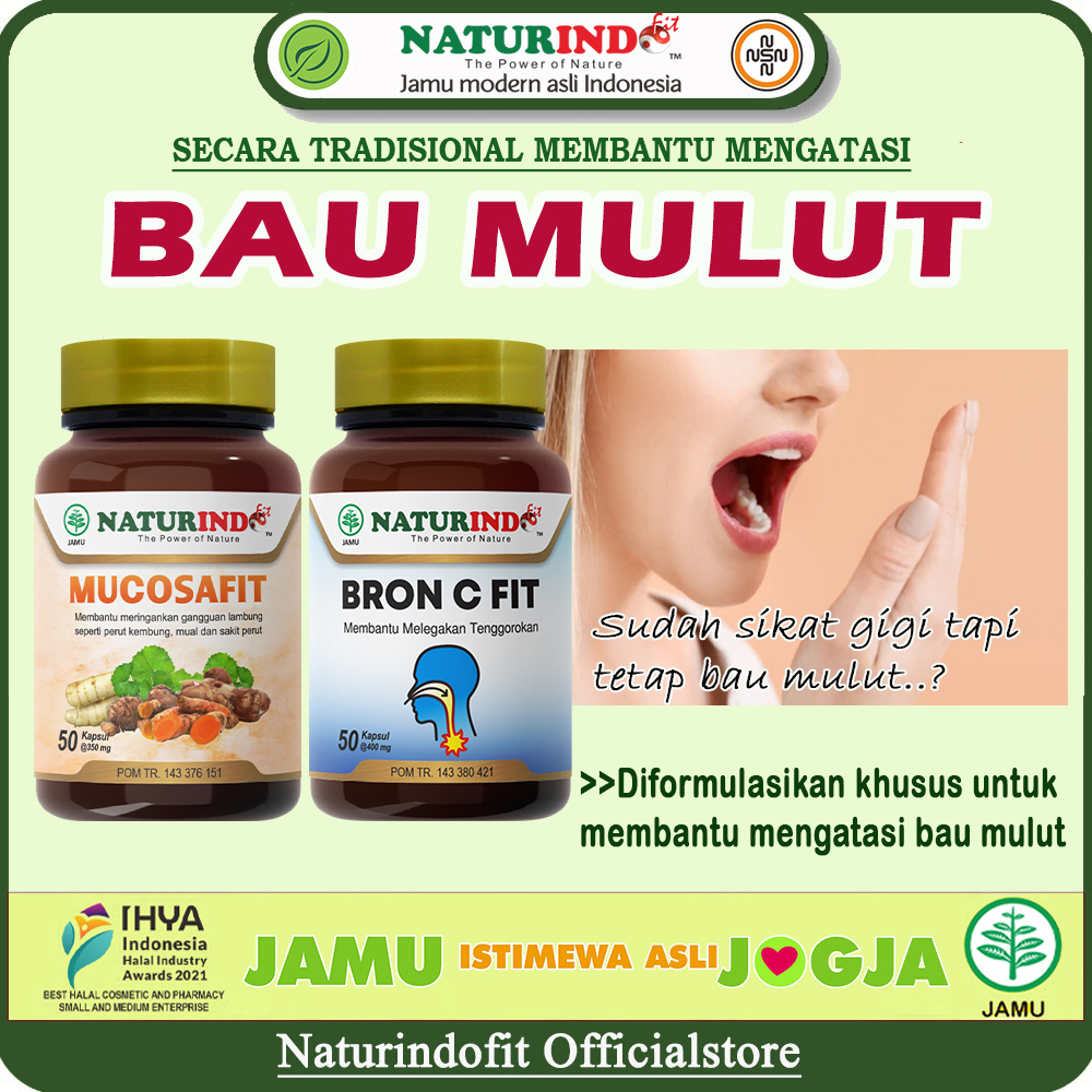 Herbal Atasi Bau Mulut Halitosis Nafas Bau Naturindo
