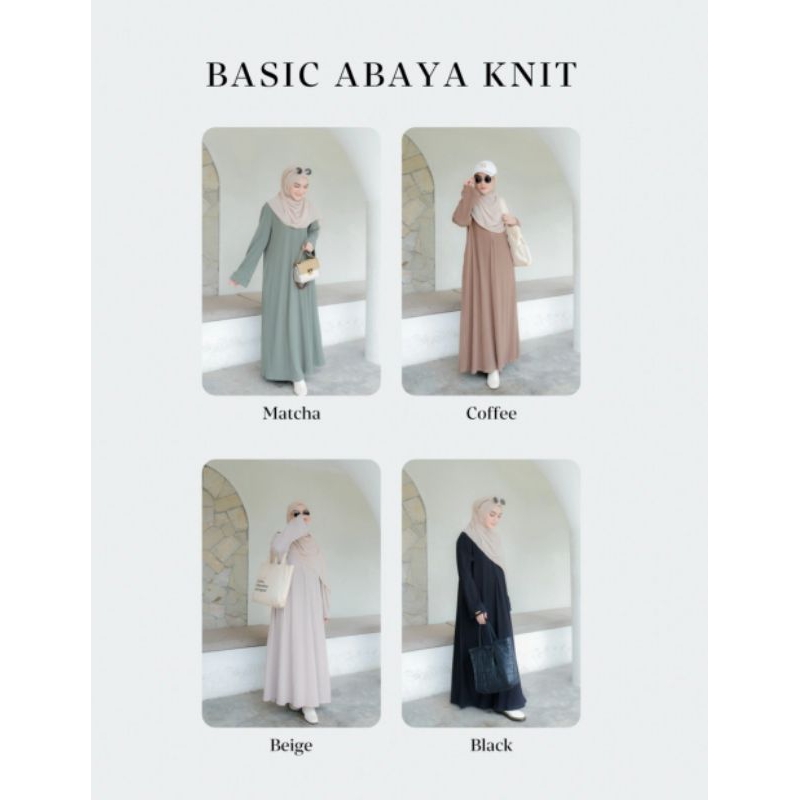 ANDREEANNA x ALARETA - BASIC  ABAYA KNIT - ABAYA KNIT