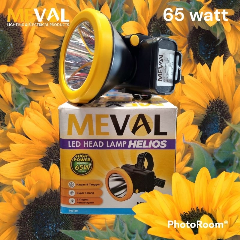 Senter Kepala 65 watt Meval