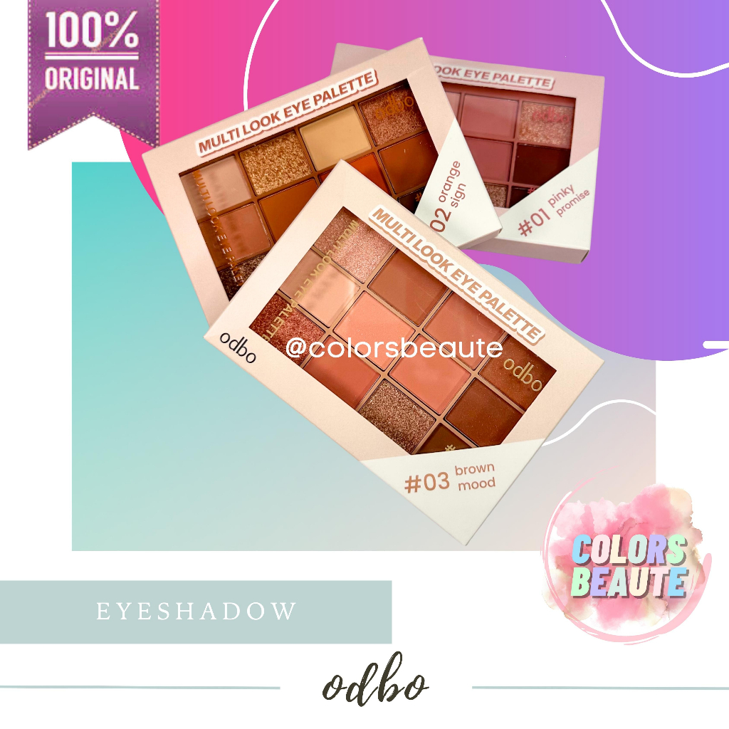 ODBO MULTI LOOK EYE PALETTE / EYESHADOW