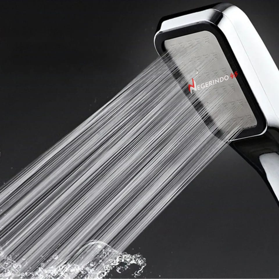 KEPALA SHOWER MANDI 300 LUBANG HALUS TEKANAN TINGGI HEMAT AIR / HAND SHOWER HEAD KAMAR MANDI