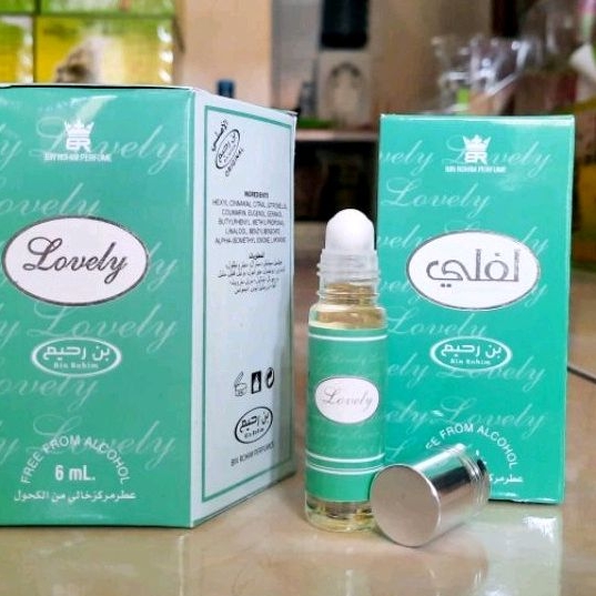 LOVELY Parfum Kemasan 6ml Minyak Wangi Roll On Non Alkohol