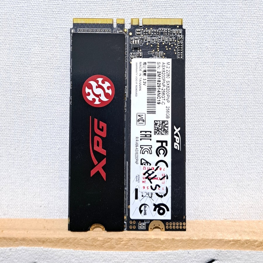 Adata XPG Sx8200 Pro 256GB SSD Nvme