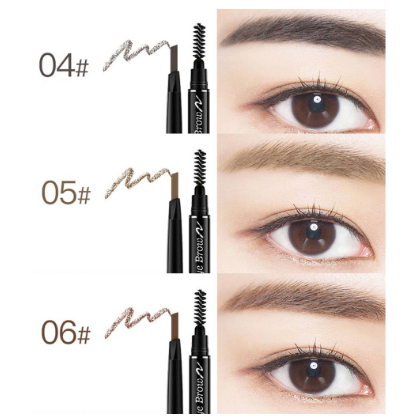 LAMEILA DOUBLE EYEBROW + BRUSH 2IN1 PENSIL ALIS / PENEBAL ALIS MATA