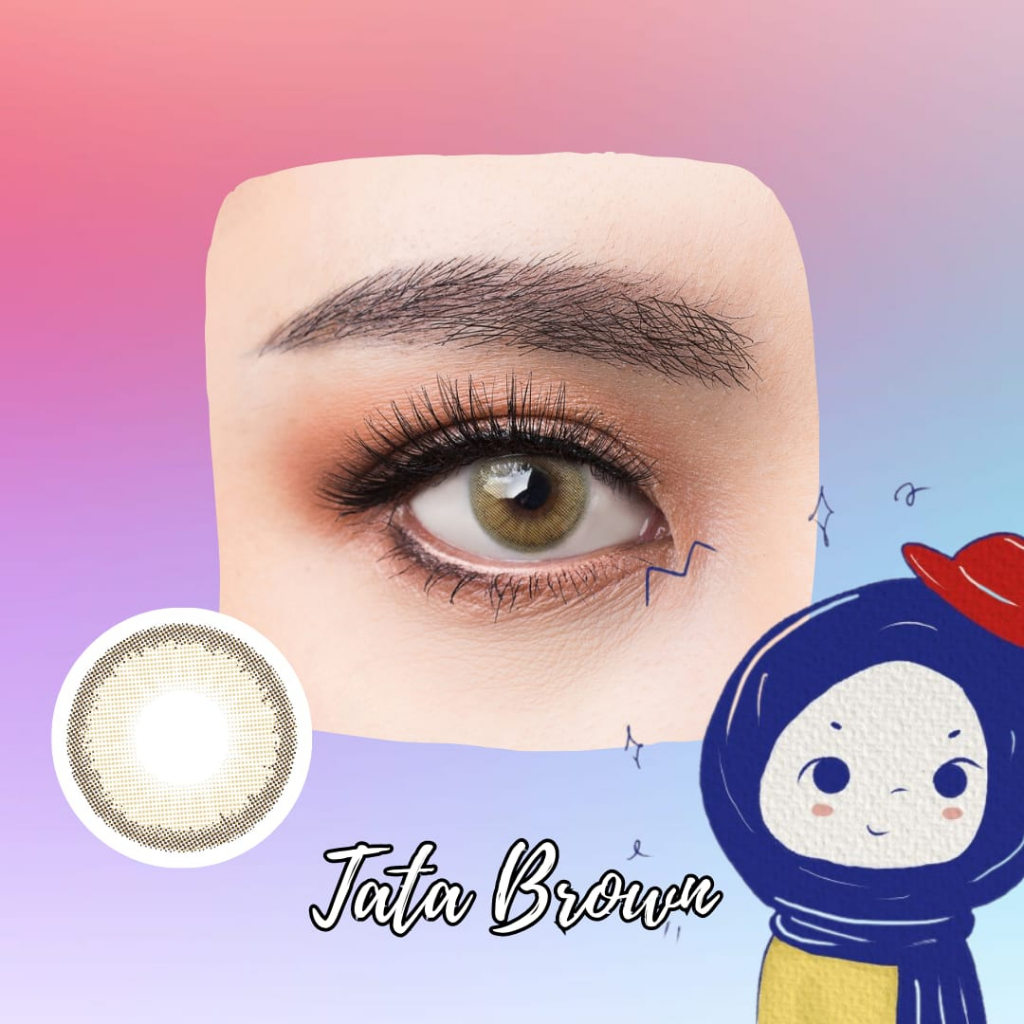 Famous With Biomoist Tata Brown Bulanan Softlens Warna