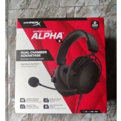 Hyperx Cloud alpha s black