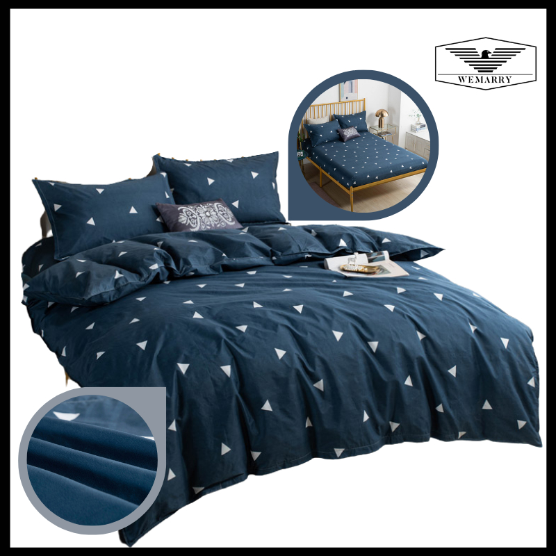 WEMARRY SPREI KATUN SET - SARUNG BED COVER SET Ukuran 180x200/160x200 COD