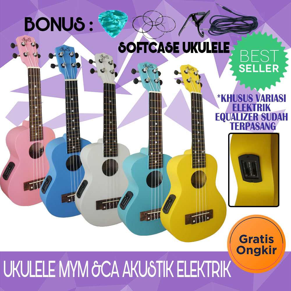 Ukulele MymCa Concert Original Terbaru