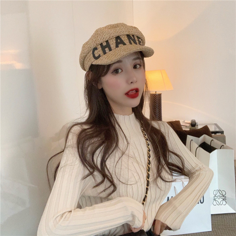 【Elegant】Knitted  Half High Collar Long Sleeved  Sweater 7553