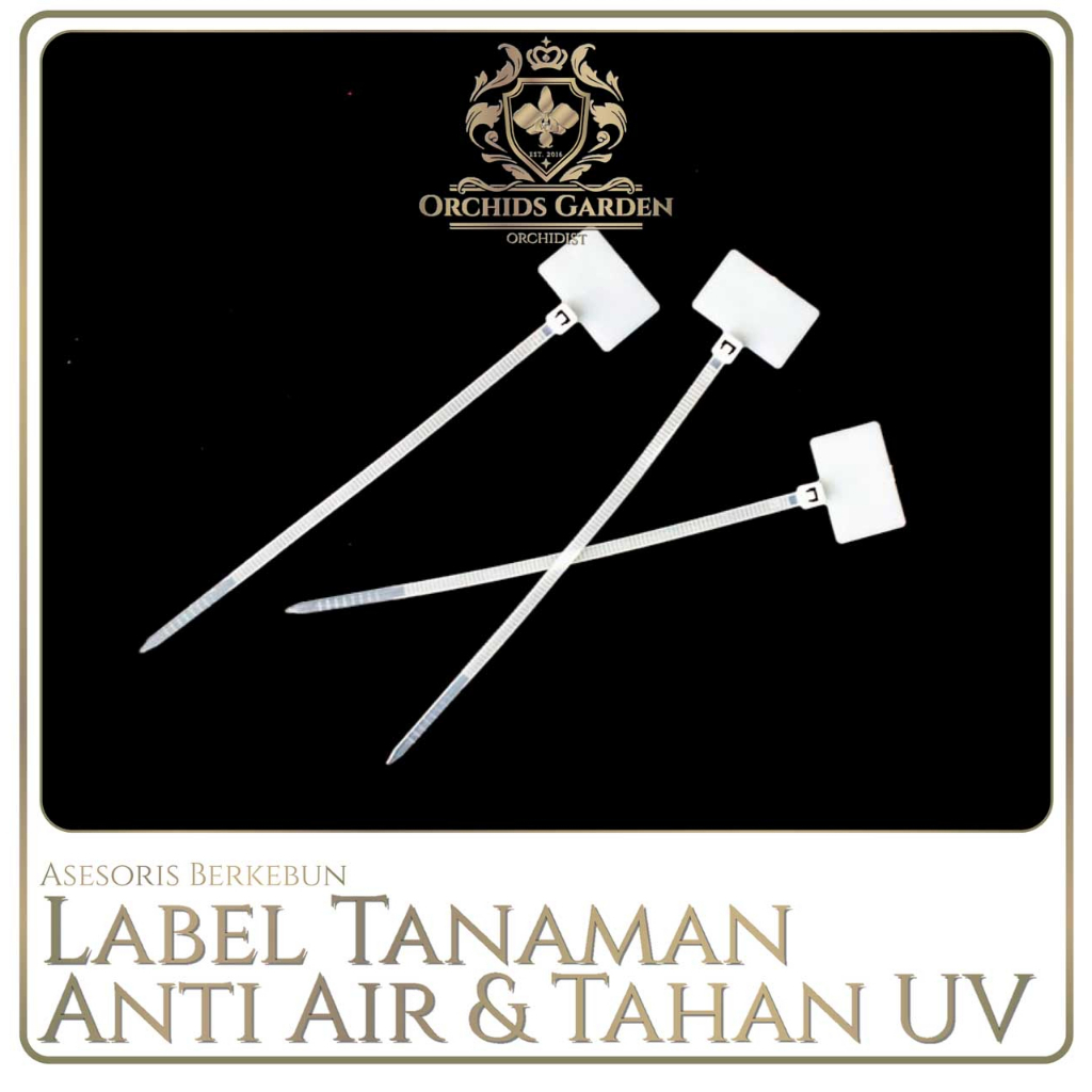 ORCHIDSGARDEN Label Tanaman Anggrek Panjang Anti Air Waterproof AntiUV