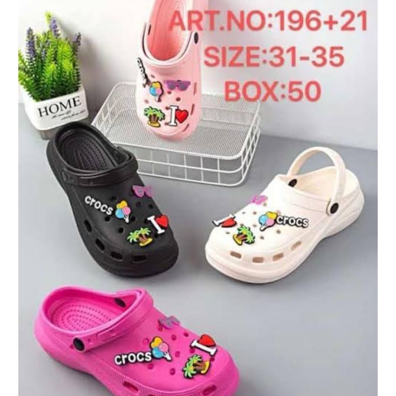 SANDAL CROCS ANAK (2110) Sandal Crocs Anak Sandal Karet Anak Sandal Jelly Anak Termurah Terbaru Impo