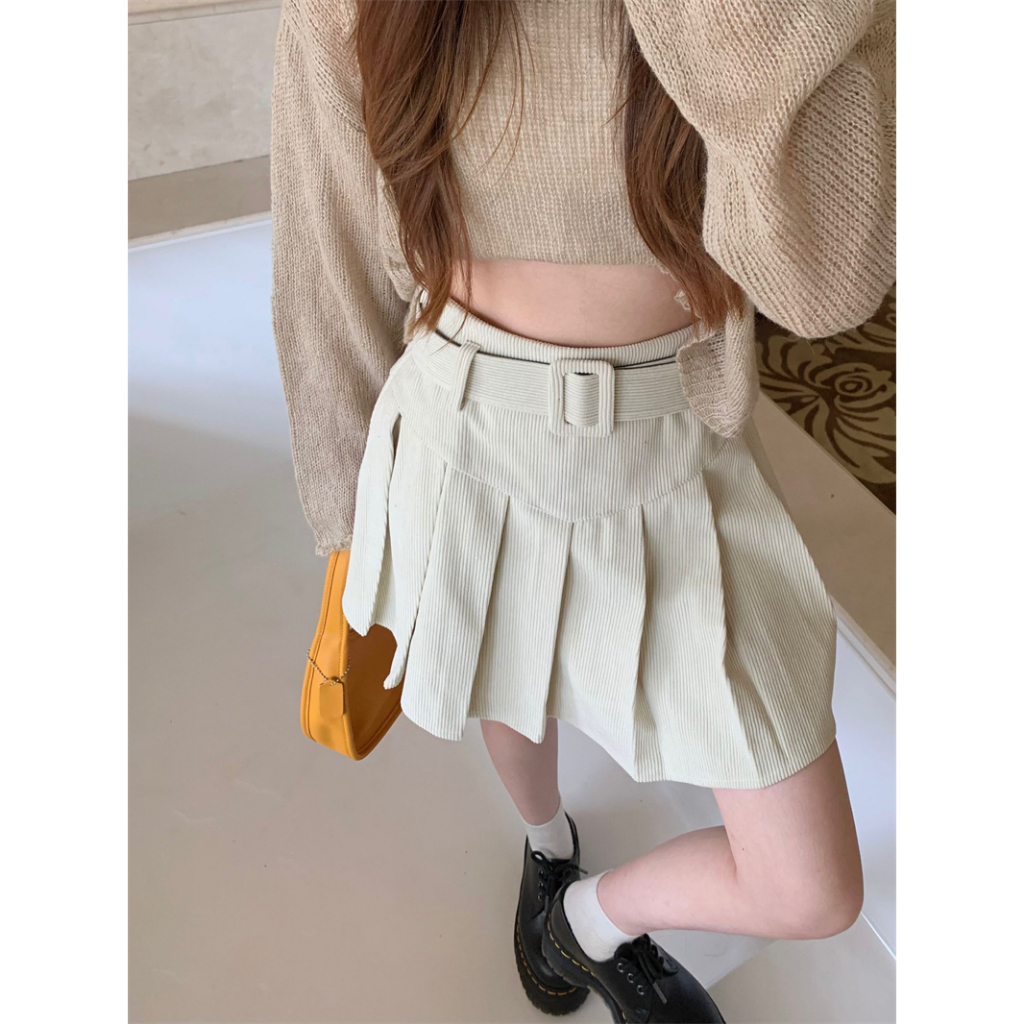 Rok Korean Style Pendek Plisket Rok Mini Skirt Mini